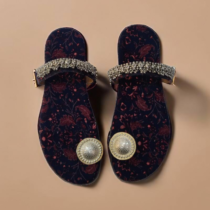 Pearl Elegance Jaipuri Slippers